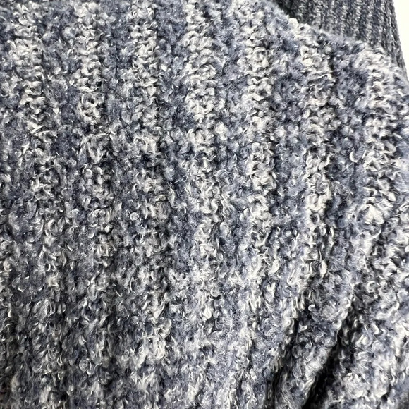 Barefoot Dreams Cozy Chic Lite - Heathered Navy Sweater - Large - Picture 5 of 6